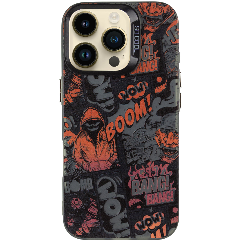 Чохол TPU+PC So Cool для Apple iPhone 16 Pro (6.3"), Comics 1, TPU+PC, купити оптом з доставкою