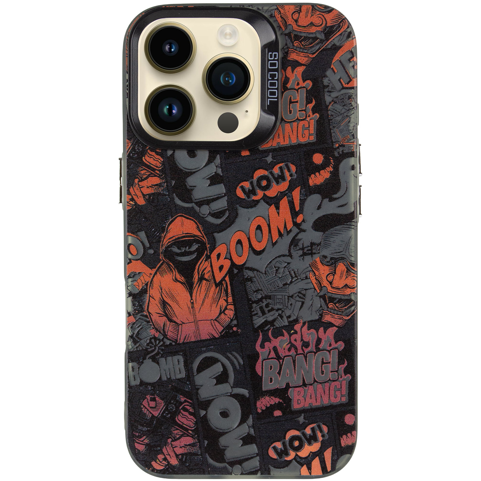 Чохол TPU+PC So Cool для Apple iPhone 16 Pro (6.3"), Comics 1, TPU+PC, купити оптом з доставкою