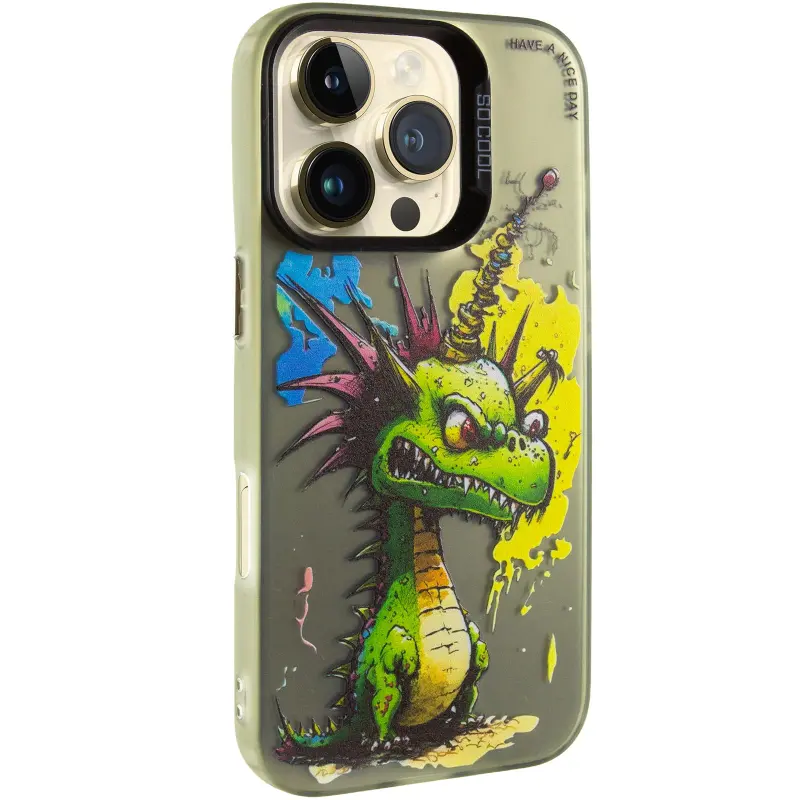 Чехол TPU+PC So Cool для Apple iPhone 16 Pro Max (6.9"), Dragon, TPU+PC, купить оптом с доставкой