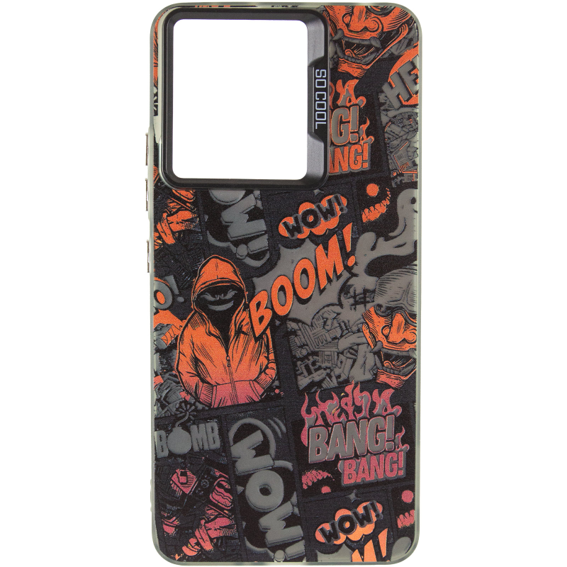 Чехол TPU+PC So Cool для Xiaomi Redmi 13 4G/5G / Poco M6 4G, Comics 1, TPU+PC, купить оптом с доставкой