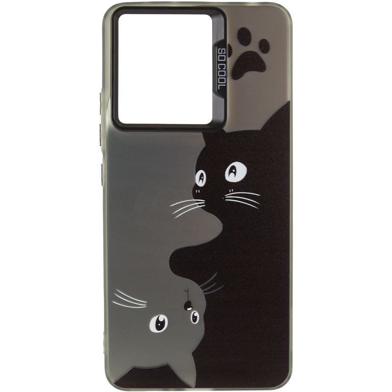 Чехол TPU+PC So Cool для Xiaomi Redmi 13 4G/5G / Poco M6 4G, Cats 1, TPU+PC, купить оптом с доставкой