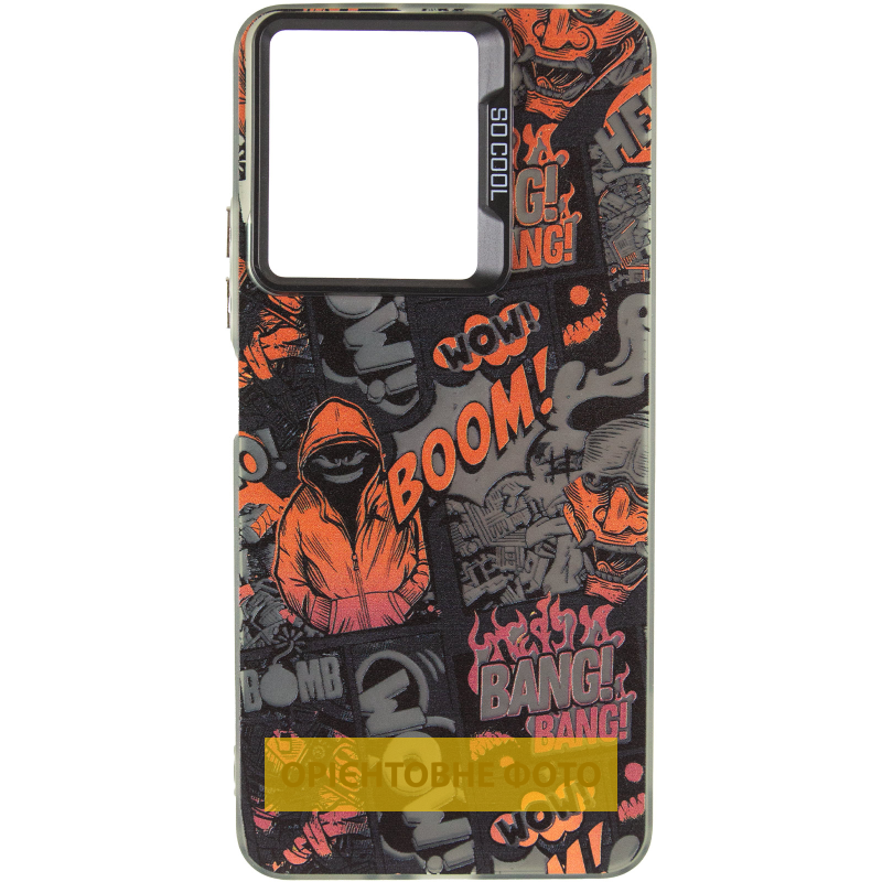 Чохол TPU+PC So Cool для Xiaomi Redmi A5 / Poco C71, Comics 1, TPU+PC, купити оптом з доставкою