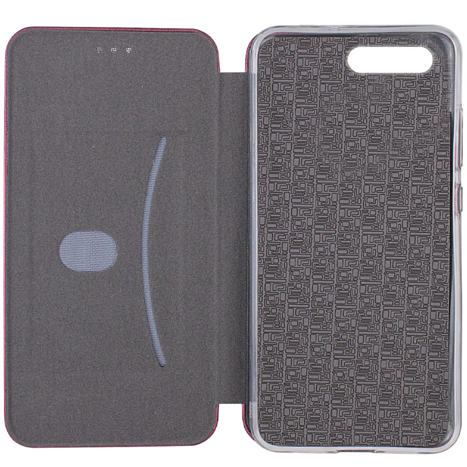 Кожаный чехол-книжка Classy для Apple iPhone 7 plus / 8 plus (5.5"), Бордовый 1, Искусственная кожа, купить оптом с доставкой