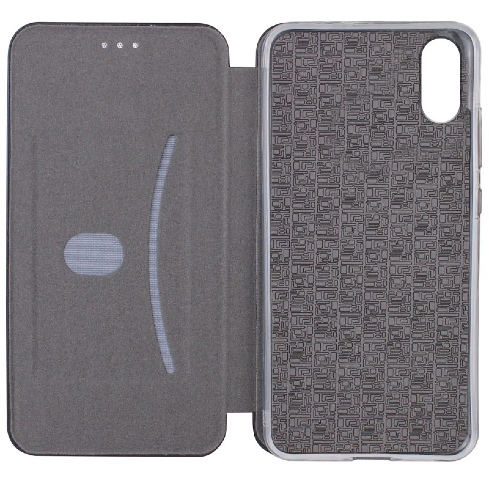 Кожаный чехол-книжка Classy для Apple iPhone X / XS (5.8"), Черный 2, Искусственная кожа, купить оптом с доставкой