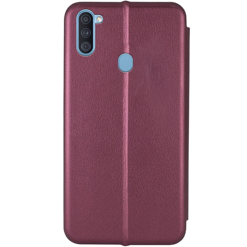 Шкіряний чохол-книжка Classy для Samsung Galaxy A11, Бордовий 1, Штучна шкіра, купити оптом з доставкою