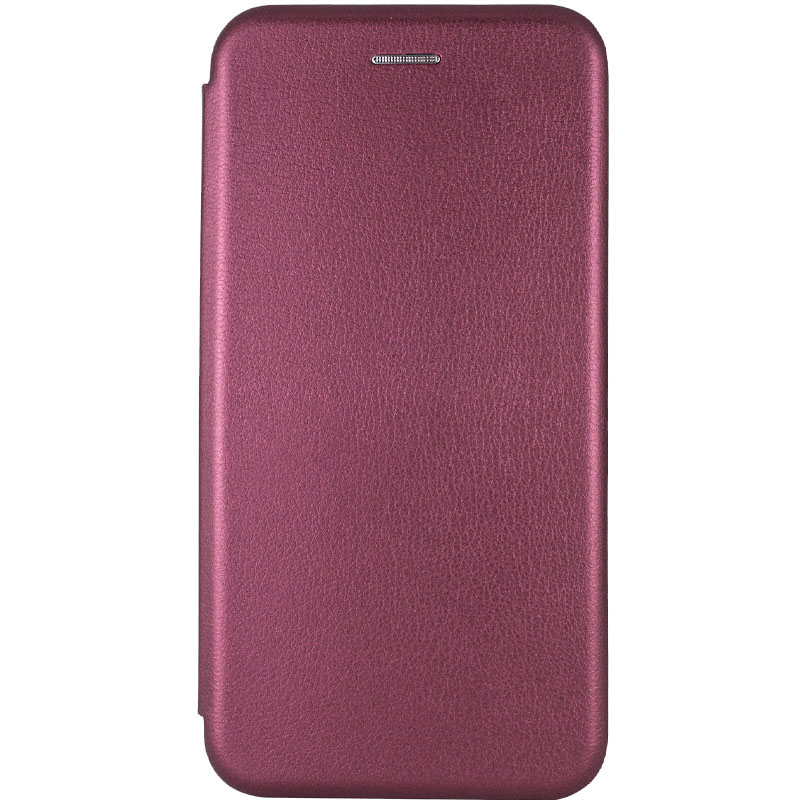 Кожаный чехол-книжка Classy для Samsung Galaxy A21s, Бордовый, Искусственная кожа, купить оптом с доставкой