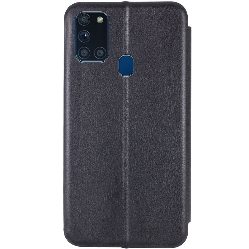 Кожаный чехол-книжка Classy для Samsung Galaxy A21s, Черный 1, Искусственная кожа, купить оптом с доставкой