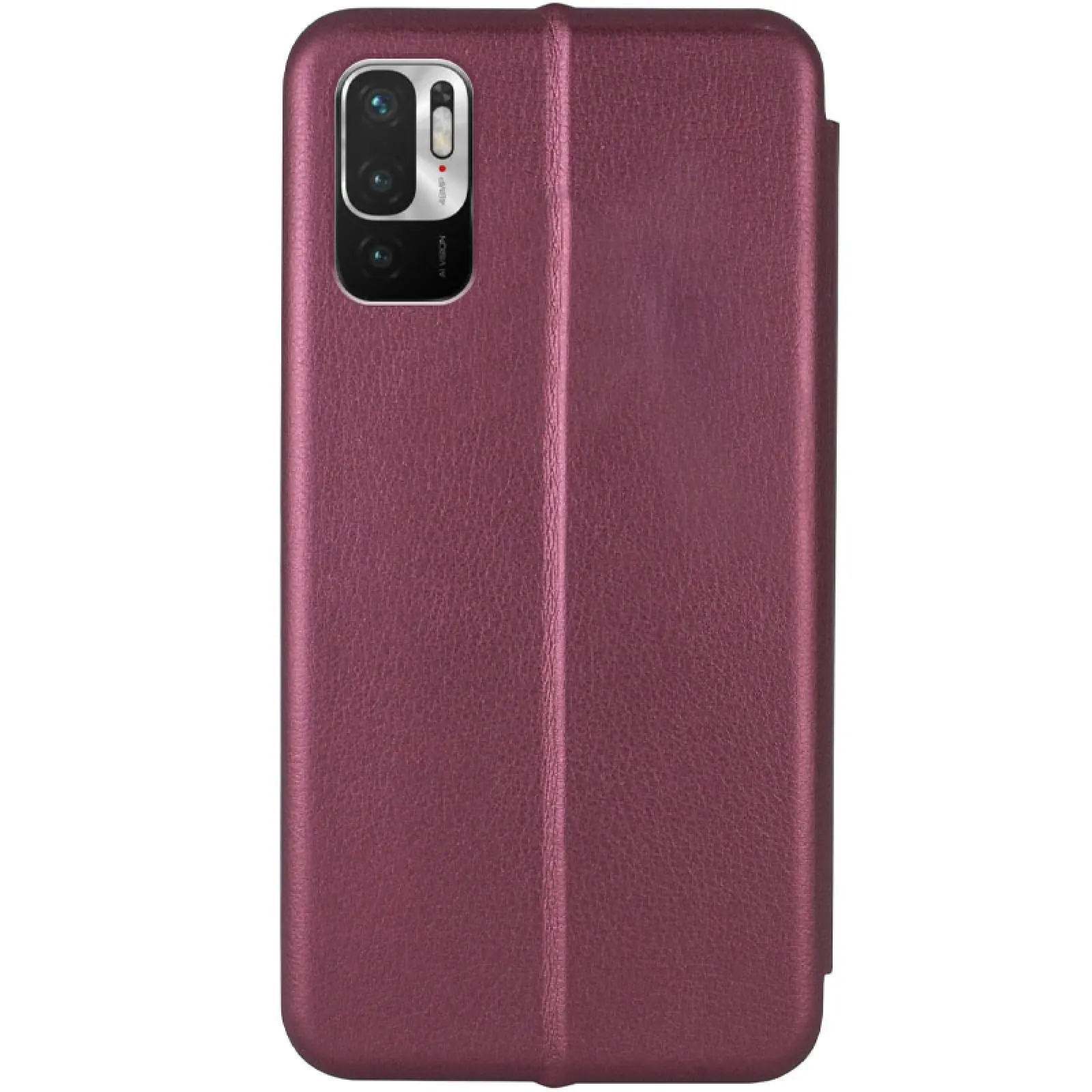 Кожаный чехол-книжка Classy для Xiaomi Redmi Note 10 5G / Poco M3 Pro, Бордовый 3, Искусственная кожа, купить оптом с доставкой