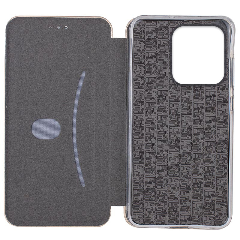 Кожаный чехол-книжка Classy для Xiaomi Redmi Note 13 Pro 4G / Poco M6 Pro 4G на картинке №2