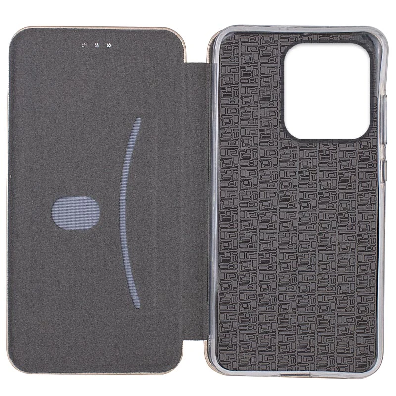 Кожаный чехол-книжка Classy для Xiaomi Redmi Note 13 Pro 4G / Poco M6 Pro 4G, Золотой 1, Искусственная кожа, купить оптом с доставкой