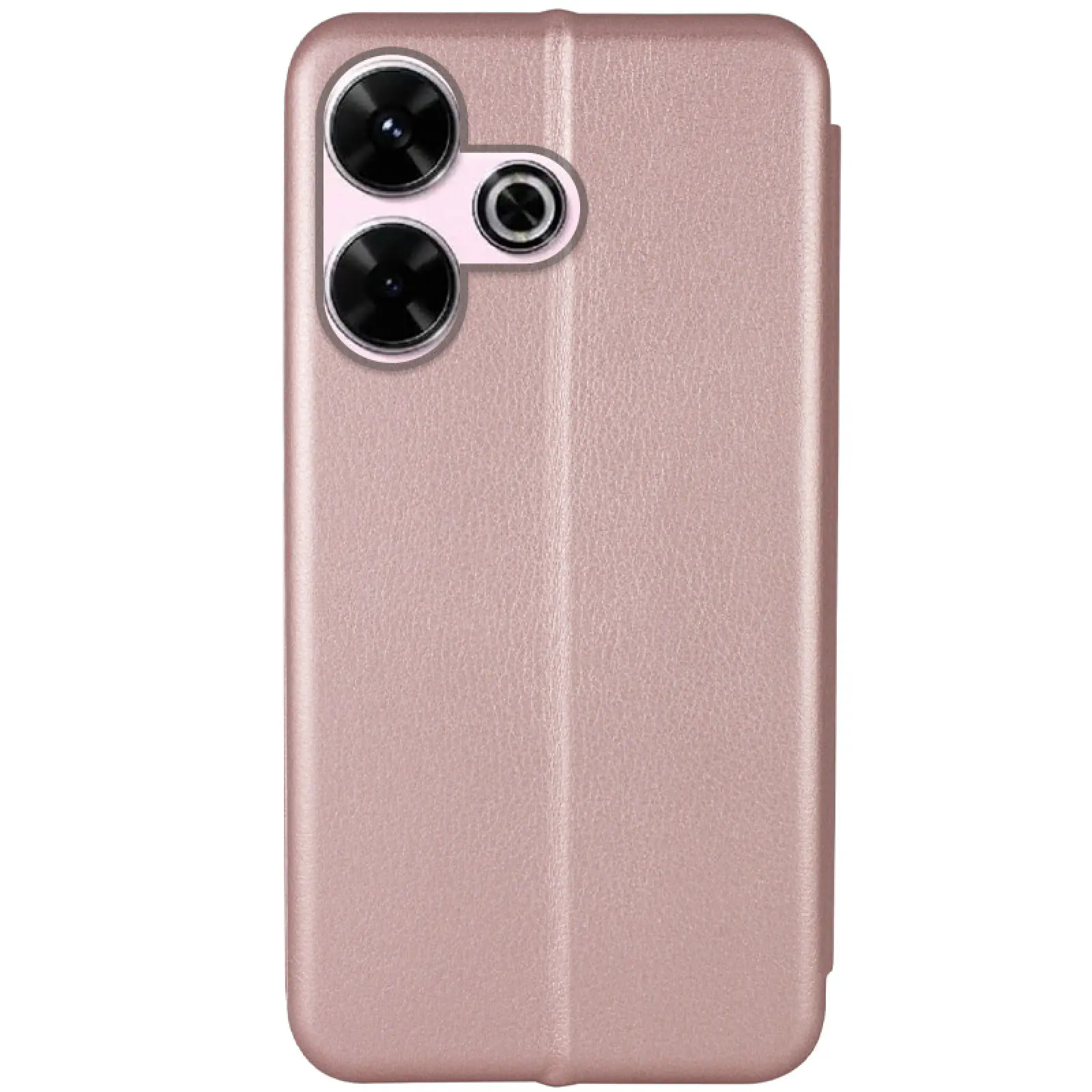 Шкіряний чохол-книжка Classy для Xiaomi Redmi 13 4G / Poco M6 4G, Rose Gold 2, Штучна шкіра, купити оптом з доставкою
