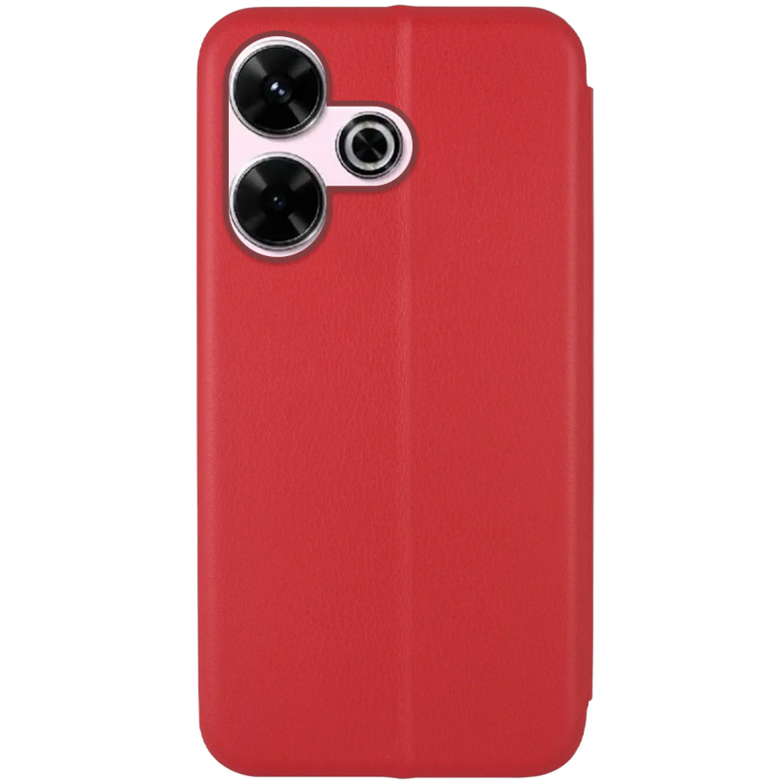 Шкіряний чохол-книжка Classy для Xiaomi Redmi 13 4G / Poco M6 4G, Червоний 3, Штучна шкіра, купити оптом з доставкою