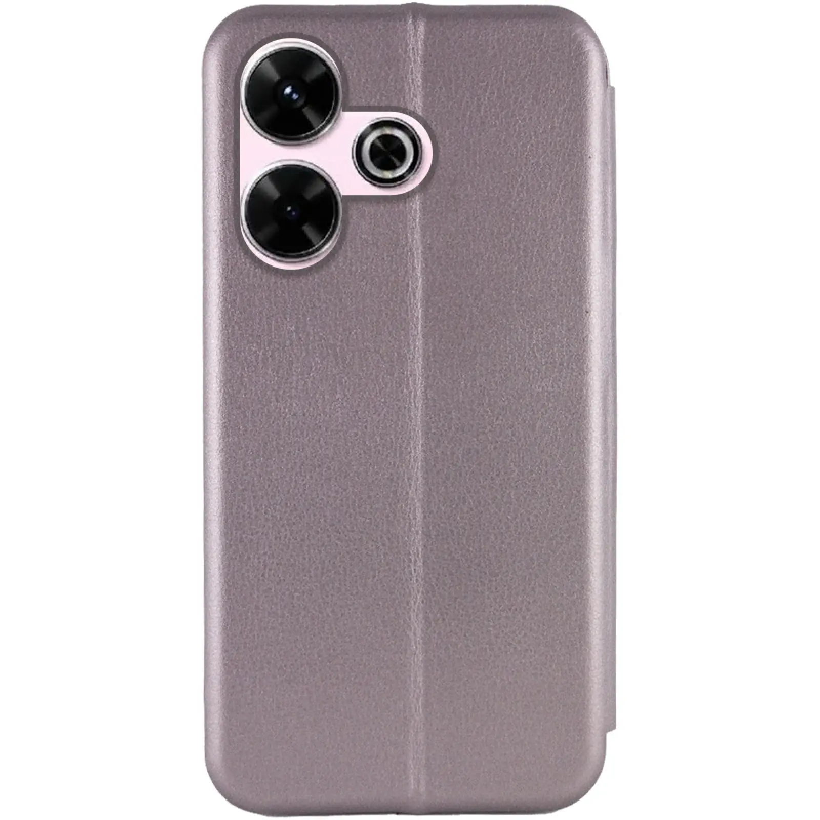 Шкіряний чохол-книжка Classy для Xiaomi Redmi 13 4G / Poco M6 4G, Сірий 4, Штучна шкіра, купити оптом з доставкою