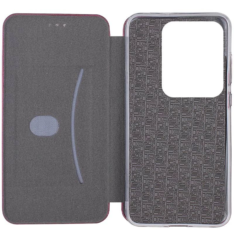 Кожаный чехол-книжка Classy для Xiaomi Redmi Note 14 5G, Бордовый 3, Искусственная кожа, купить оптом с доставкой