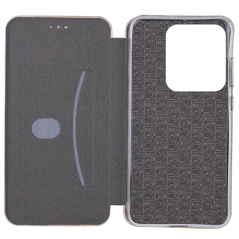 Кожаный чехол-книжка Classy для Xiaomi Redmi Note 14 5G, Золотой 1, Искусственная кожа, купить оптом с доставкой