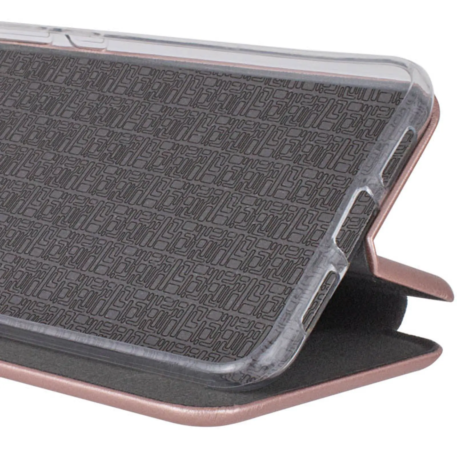 Кожаный чехол-книжка Classy для Realme Note 60 / 60x, Rose Gold 1, Искусственная кожа, купить оптом с доставкой