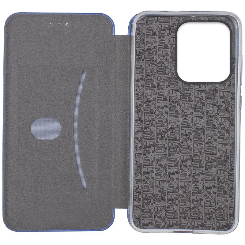 Кожаный чехол-книжка Classy для Motorola Moto G15 4G, Синий 2, Искусственная кожа, купить оптом с доставкой