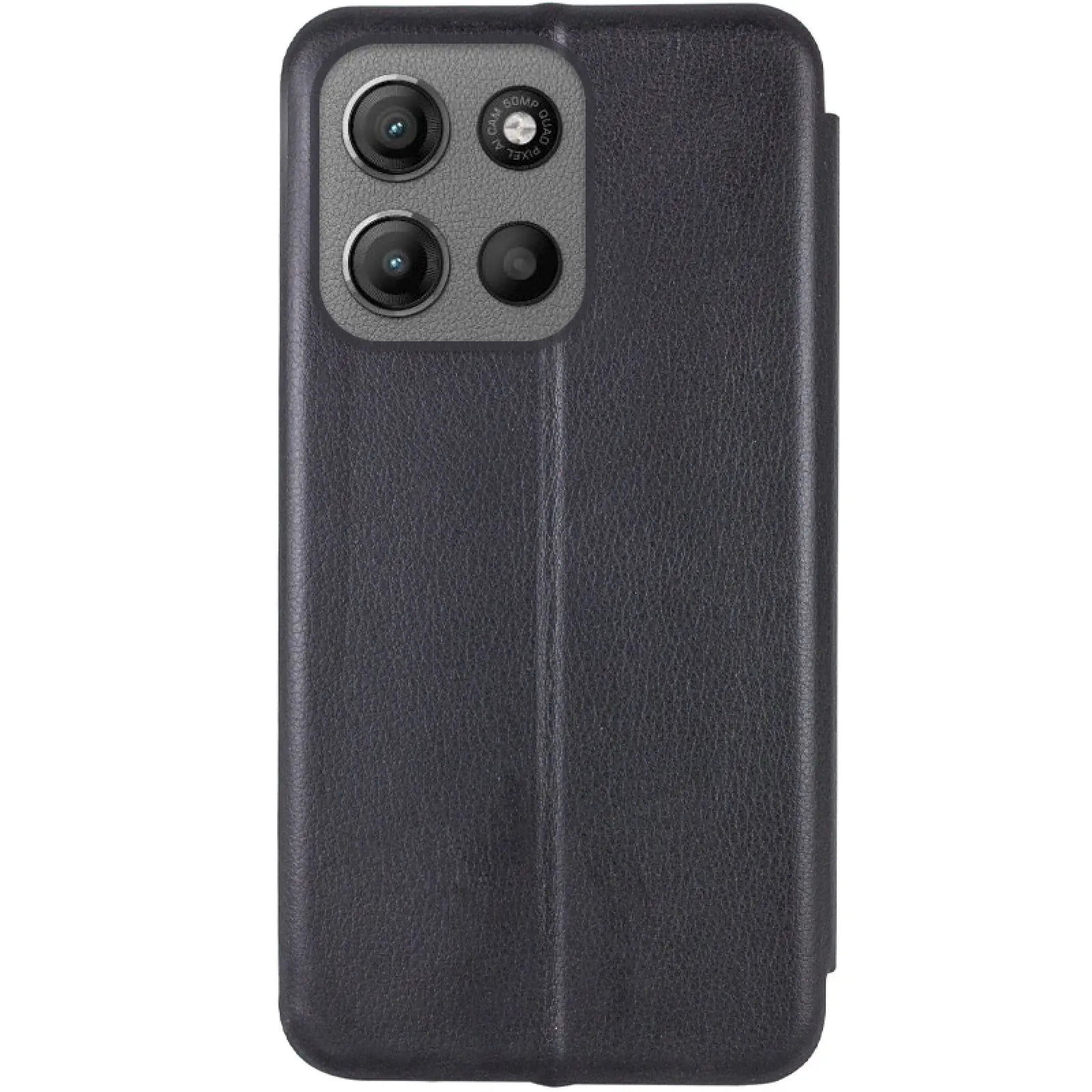 Кожаный чехол-книжка Classy для Motorola Moto G15 4G, Черный 1, Искусственная кожа, купить оптом с доставкой
