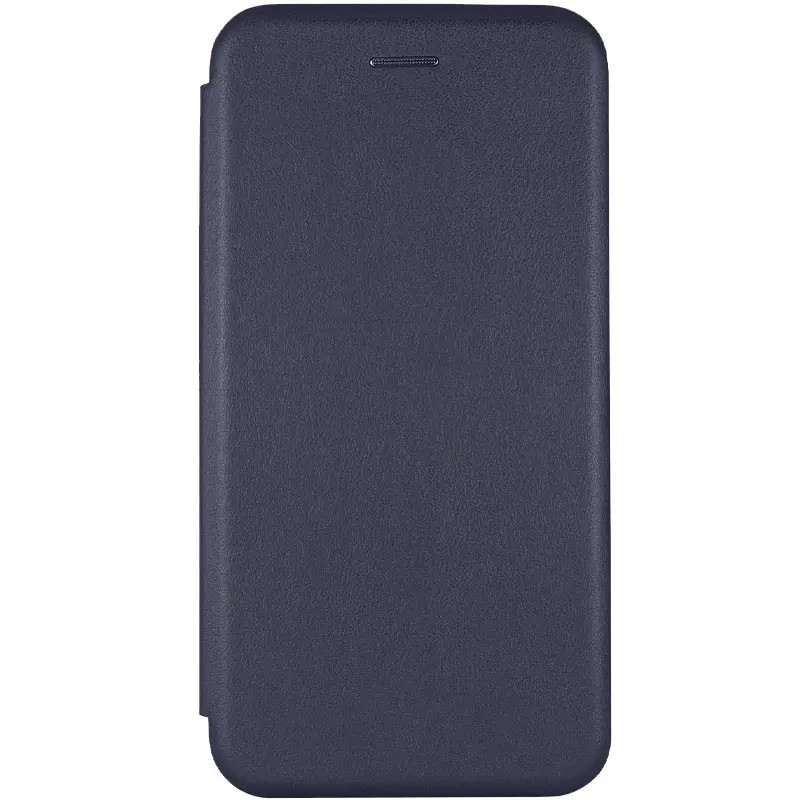 Кожаный чехол-книжка Classy для Infinix Hot 60 Pro, Темно-синий, Искусственная кожа, купить оптом с доставкой