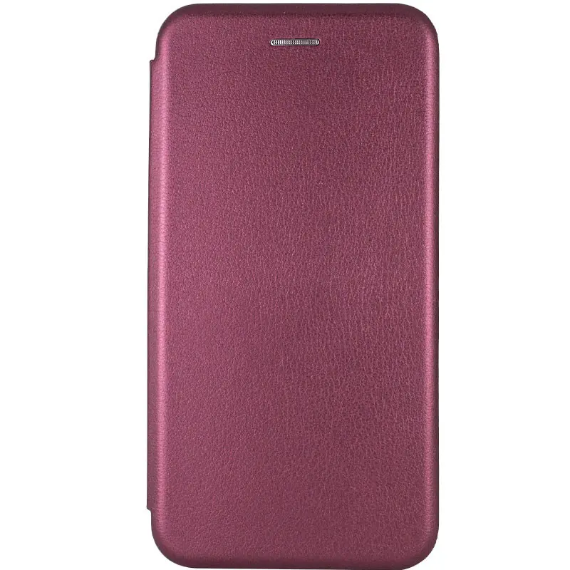 Кожаный чехол-книжка Classy для Xiaomi Redmi Note 15 4G/5G (EU), Бордовый, Искусственная кожа, купить оптом с доставкой