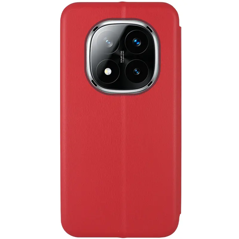Кожаный чехол-книжка Classy для Xiaomi Redmi Note 15 4G/5G (EU), Красный 2, Искусственная кожа, купить оптом с доставкой