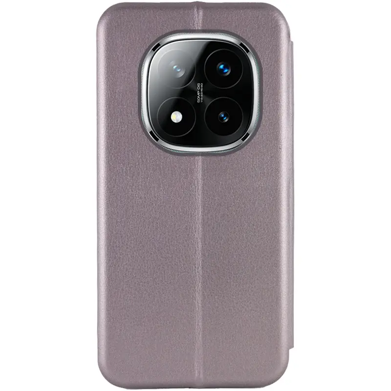 Кожаный чехол-книжка Classy для Xiaomi Redmi Note 15 4G/5G (EU), Серый 4, Искусственная кожа, купить оптом с доставкой