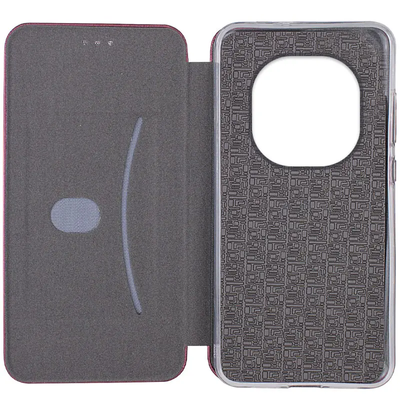 Кожаный чехол-книжка Classy для Xiaomi Redmi Note 15 Pro 4G, Бордовый 3, Искусственная кожа, купить оптом с доставкой
