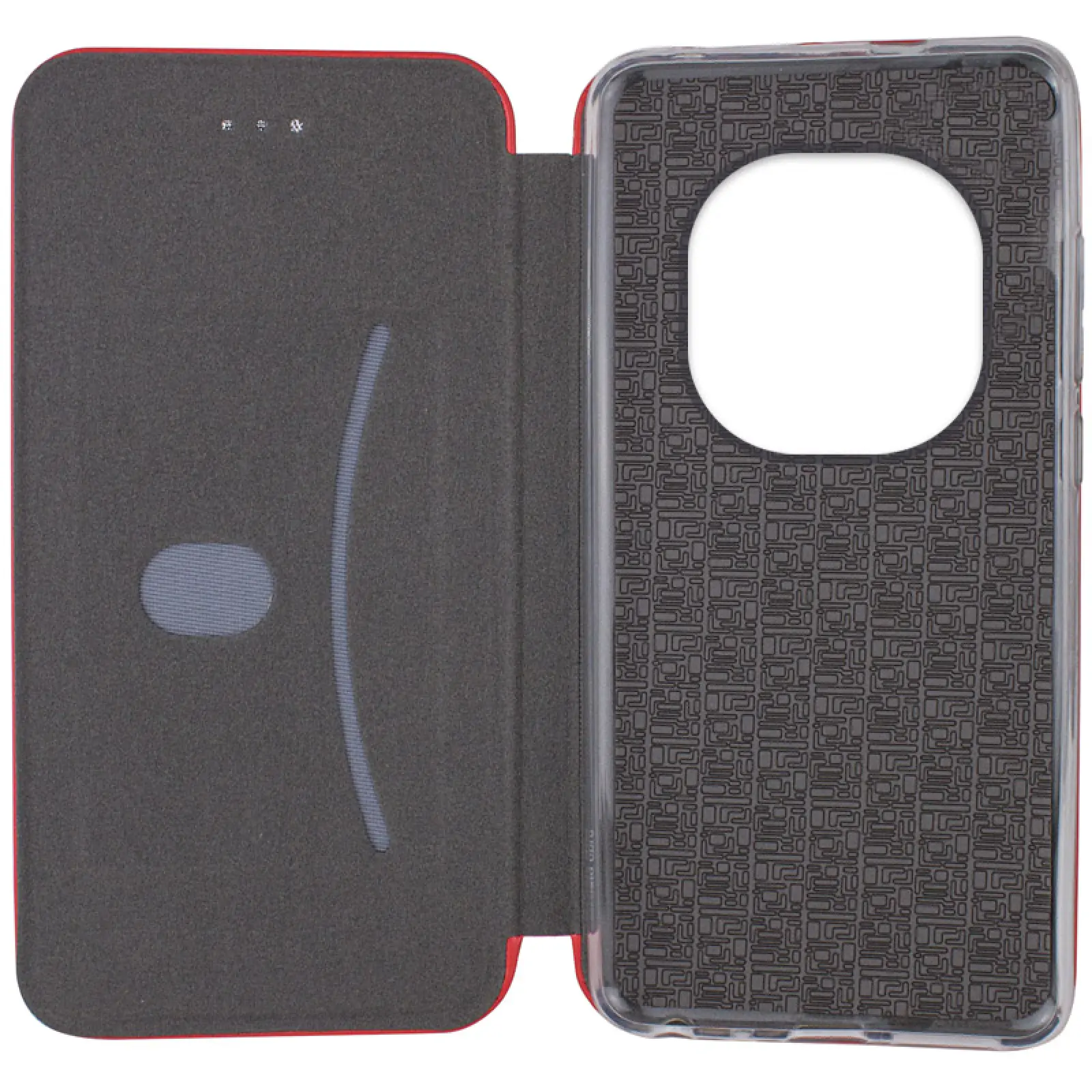 Кожаный чехол-книжка Classy для Xiaomi Redmi Note 15 Pro 4G, Красный 3, Искусственная кожа, купить оптом с доставкой