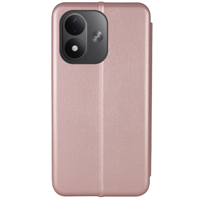 Кожаный чехол-книжка Classy для Xiaomi Redmi Note 17 Pro 5G, Rose Gold 1, Искусственная кожа, купить оптом с доставкой
