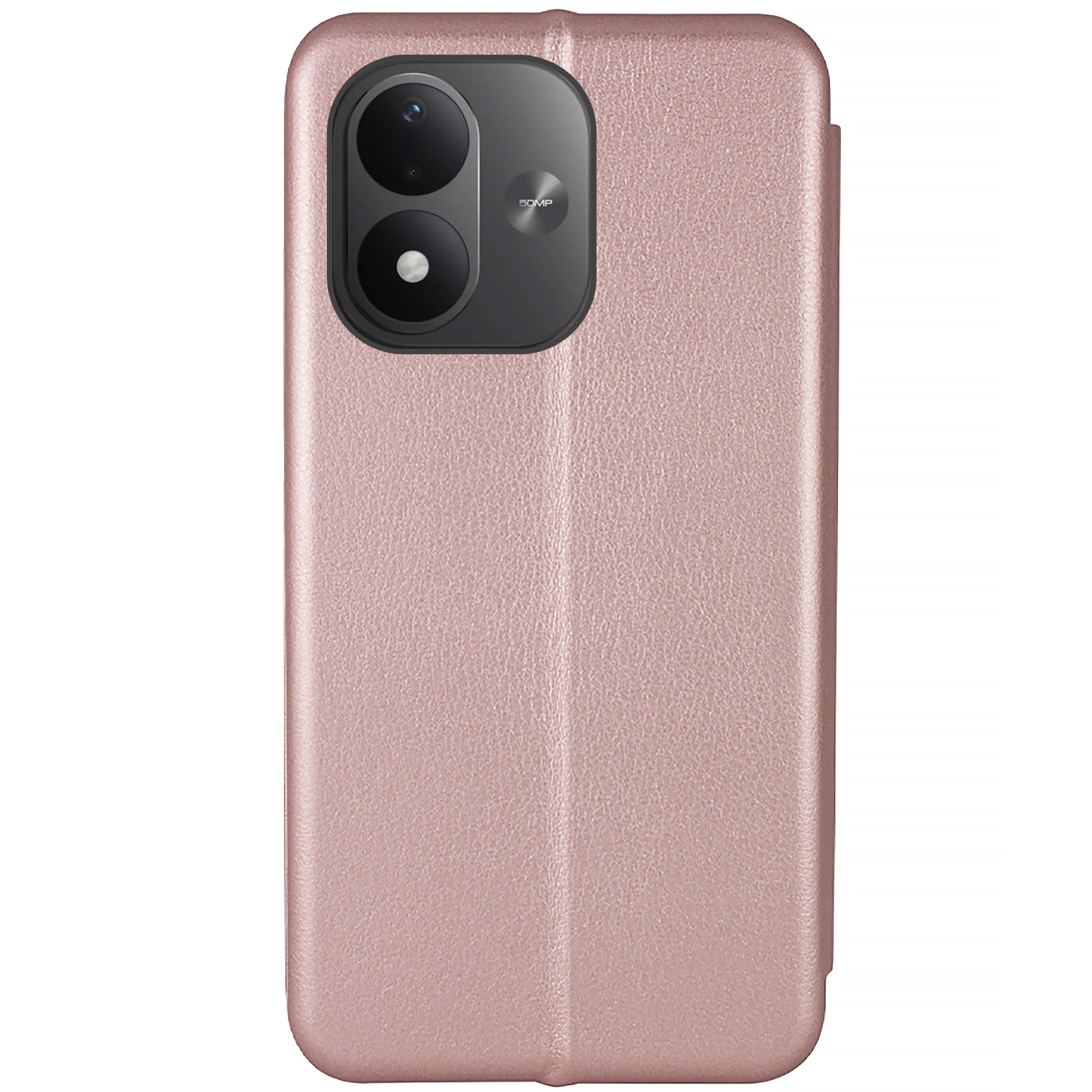 Кожаный чехол-книжка Classy для Xiaomi Redmi Note 17 Pro 5G, Rose Gold 1, Искусственная кожа, купить оптом с доставкой