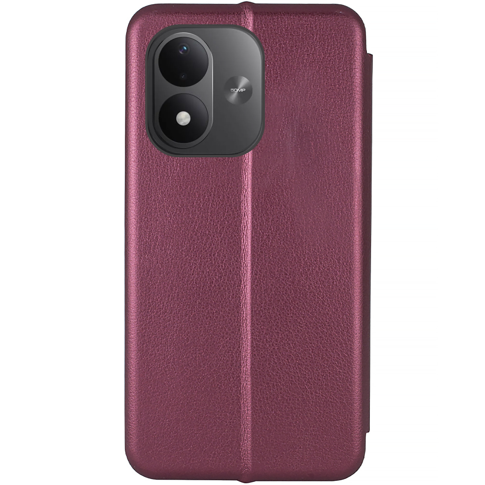 Кожаный чехол-книжка Classy для Xiaomi Redmi Note 17 Pro 5G, Бордовый 1, Искусственная кожа, купить оптом с доставкой