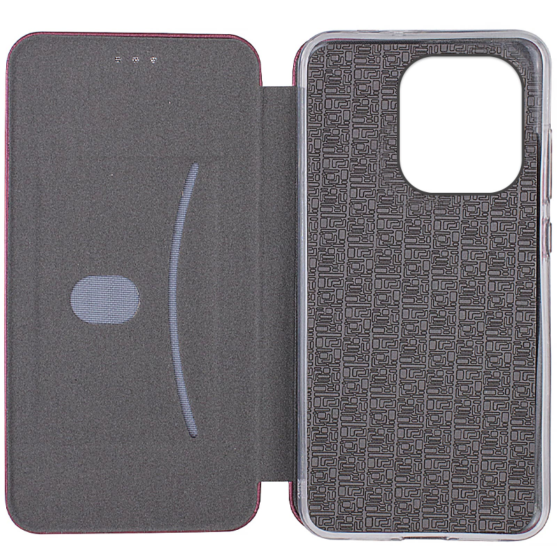 Кожаный чехол-книжка Classy для Xiaomi Redmi Note 17 Pro 5G, Бордовый 2, Искусственная кожа, купить оптом с доставкой