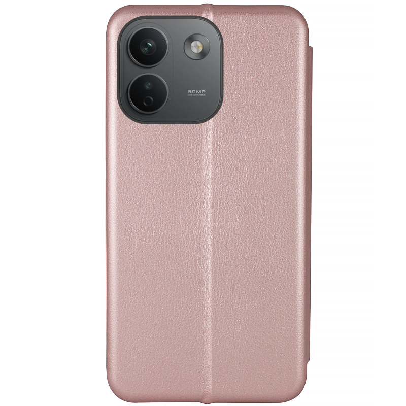 Кожаный чехол-книжка Classy для Xiaomi Redmi Note 17 Pro Max 5G, Rose Gold 1, Искусственная кожа, купить оптом с доставкой