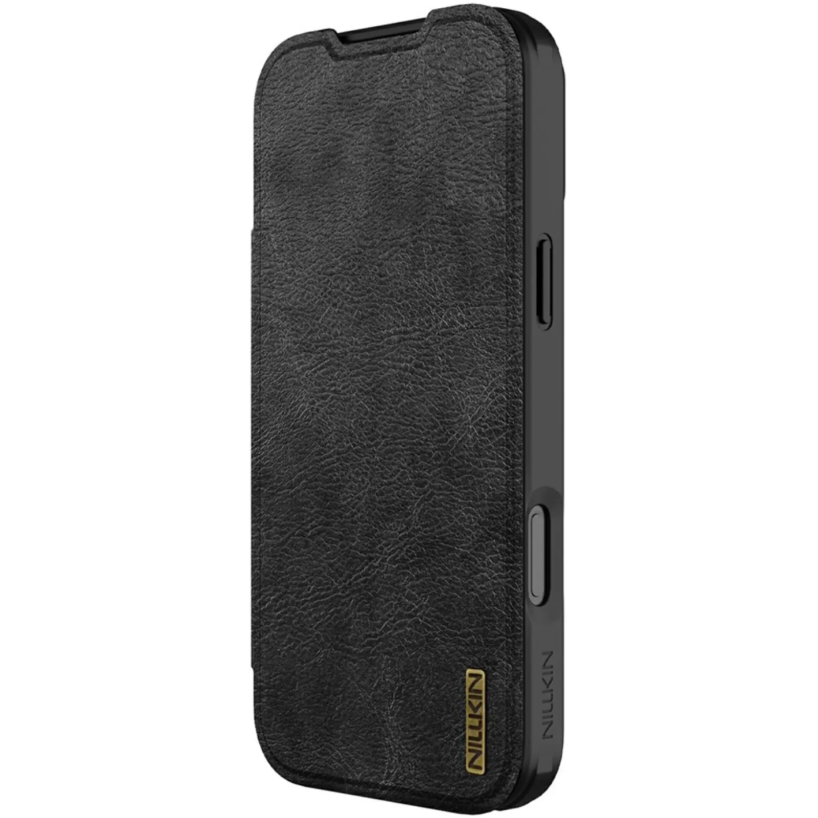Кожаный чехол-книжка Nillkin Qin Pro Camshield для Apple iPhone 17 Pro Max (6.9"), Black 1, Искусственная кожа, купить оптом с доставкой