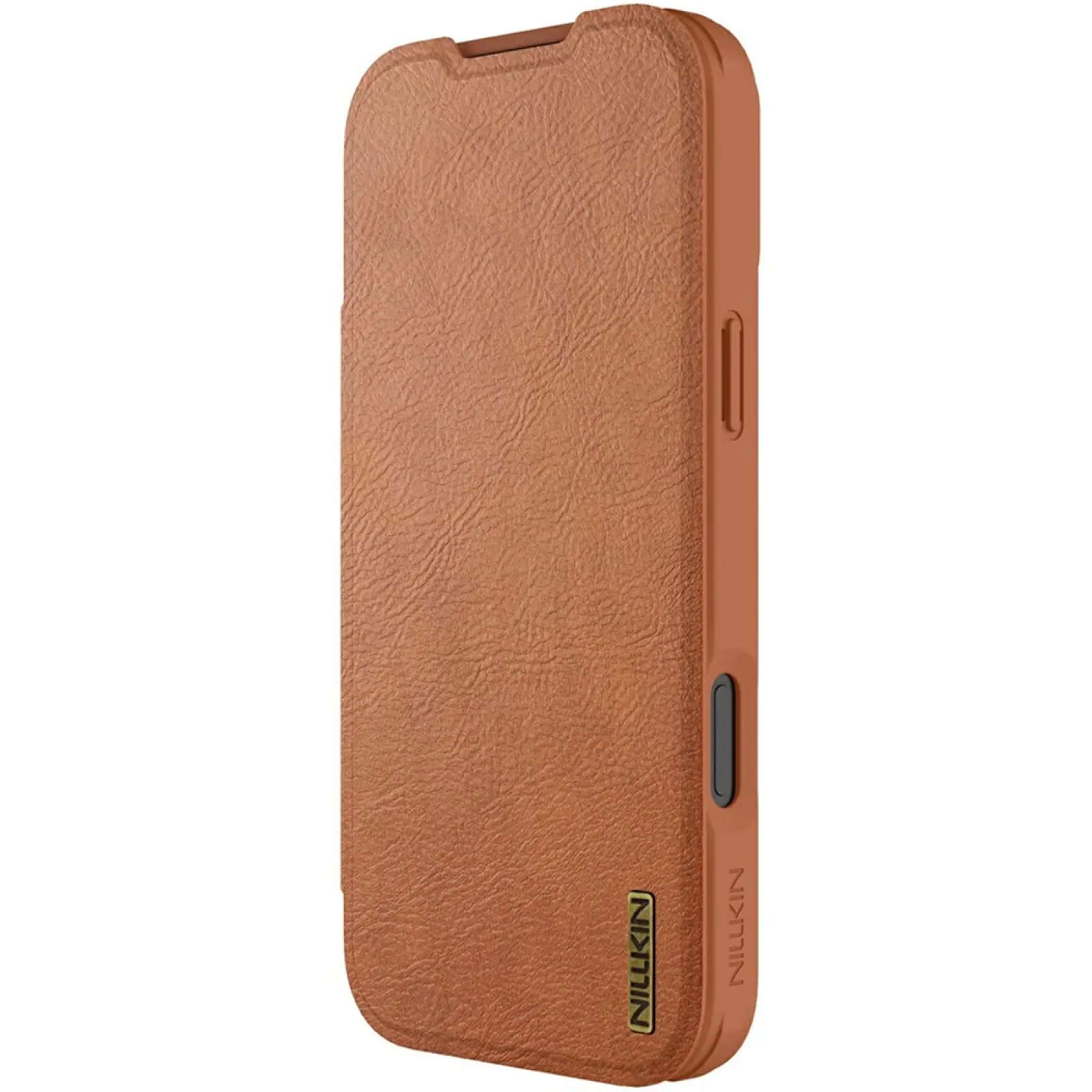 Кожаный чехол-книжка Nillkin Qin Pro Camshield для Apple iPhone 17 Pro Max (6.9"), Brown 1, Искусственная кожа, купить оптом с доставкой