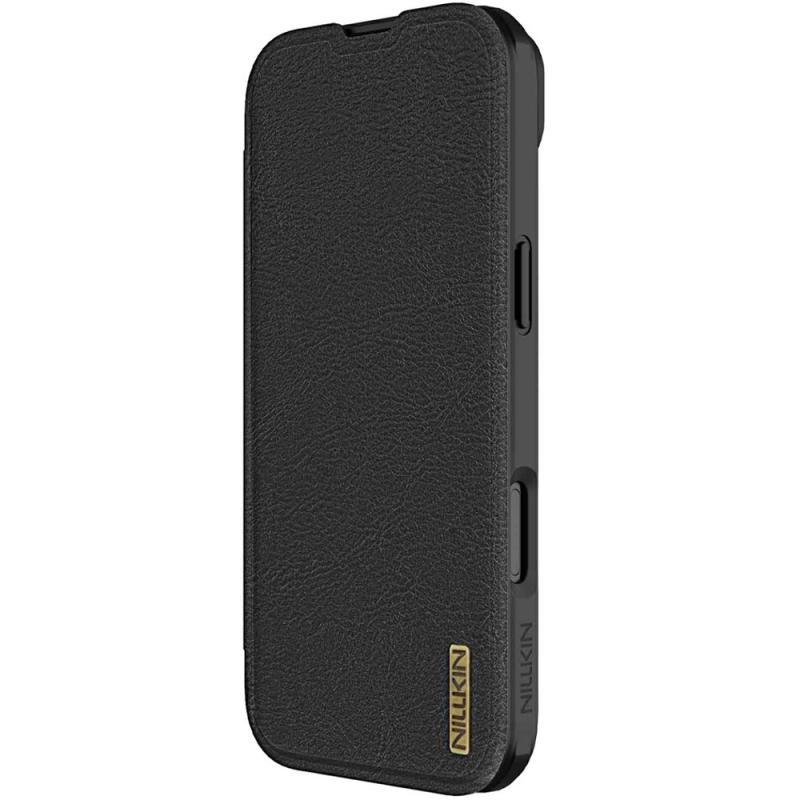 Кожаный чехол-книжка Nillkin Qin Pro Camshield для Apple iPhone 17 Air (6.5) на картинке №2