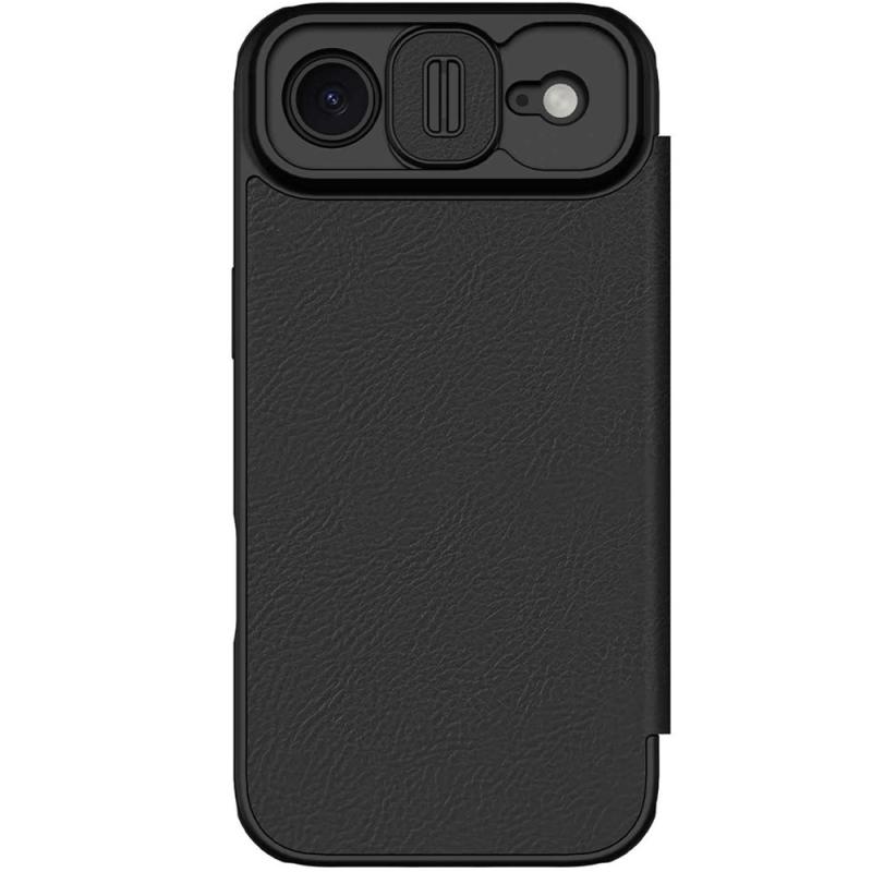 Кожаный чехол-книжка Nillkin Qin Pro Camshield для Apple iPhone 17 Air (6.5) на картинке №3