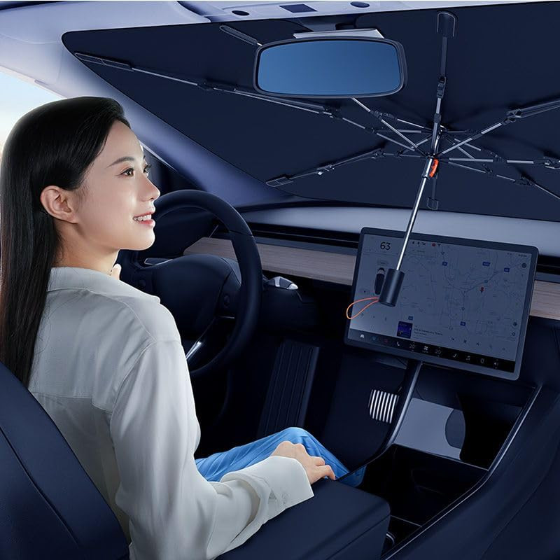 Сонцезахисна парасолька для автомобіля Baseus CoolRide Series (C20656101111-0) на малюнкі №5