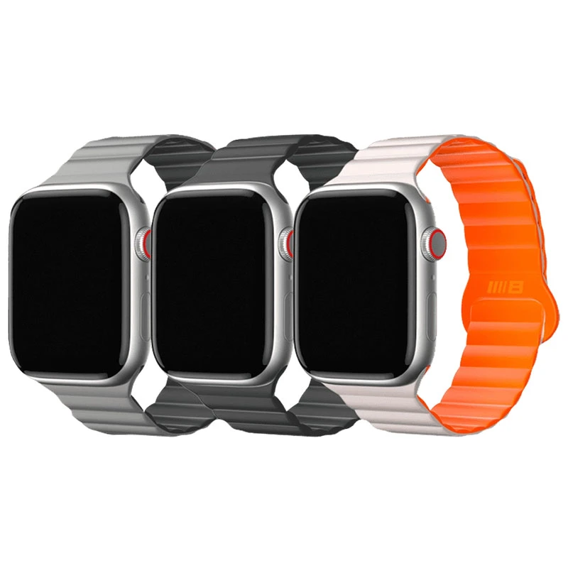 Ремешок BlueO Magnetic Silicone для Apple Watch 42(ser.1-3)/44/45/46/49mm, Силикон (TPU), купить оптом с доставкой