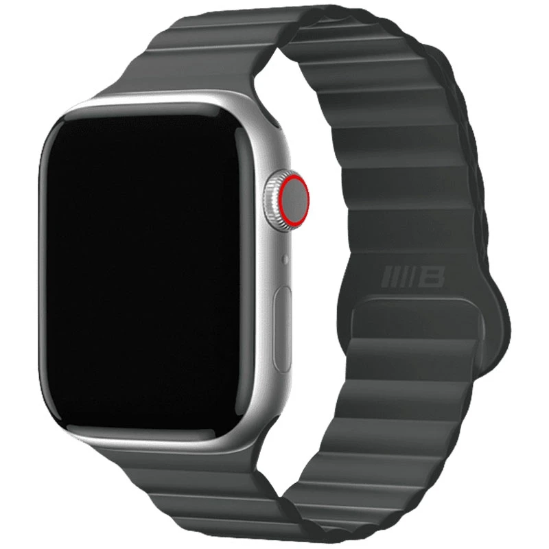 Ремешок BlueO Magnetic Silicone для Apple Watch 42(ser.1-3)/44/45/46/49mm, Black, Силикон (TPU), купить оптом с доставкой