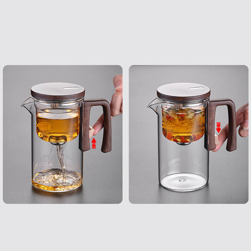 Чайник для заваривания TeaPot D-28 Small pretty waist 720ml на картинке №5