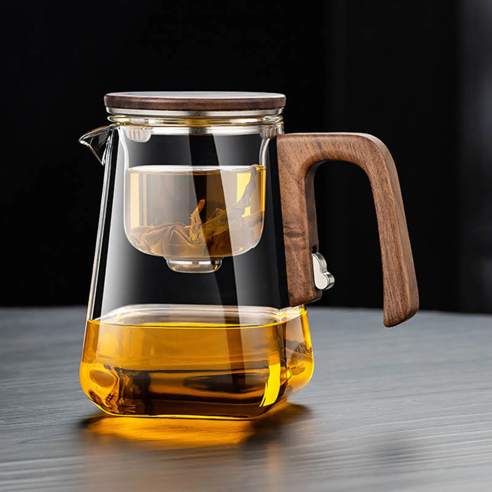 Уценка Чайник для заваривания TeaPot D-27 800ml, Эстетический дефект / Transparent 2, купить оптом с доставкой