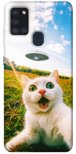 Чехол itsPrint Ufo cat для Samsung Galaxy A21s