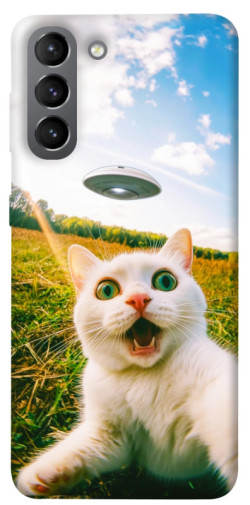 Чехол itsPrint Ufo cat для Samsung Galaxy S21