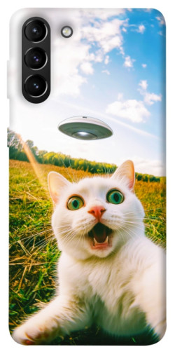 Чехол itsPrint Ufo cat для Samsung Galaxy S21+
