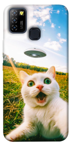 Чехол itsPrint Ufo cat для Infinix Hot 10 Lite