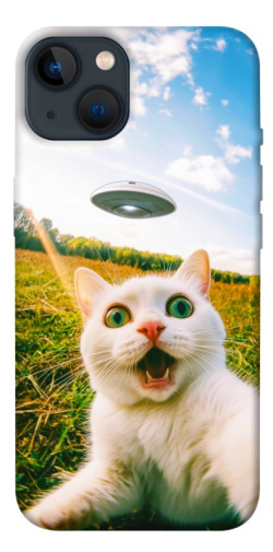 Чехол itsPrint Ufo cat для Apple iPhone 13 (6.1")