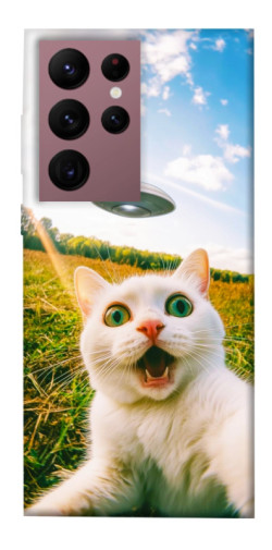 Чохол itsPrint Ufo cat для Samsung Galaxy S22 Ultra