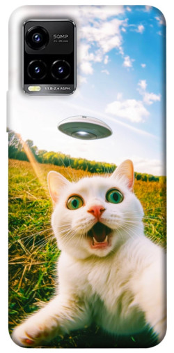 Чехол itsPrint Ufo cat для Vivo Y21 / Y33s