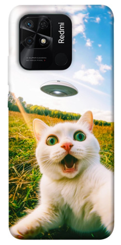 Чехол itsPrint Ufo cat для Xiaomi Redmi 10C